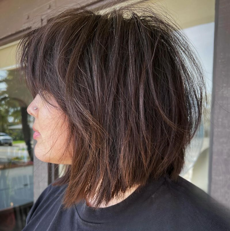 Shaggy Layered Bob