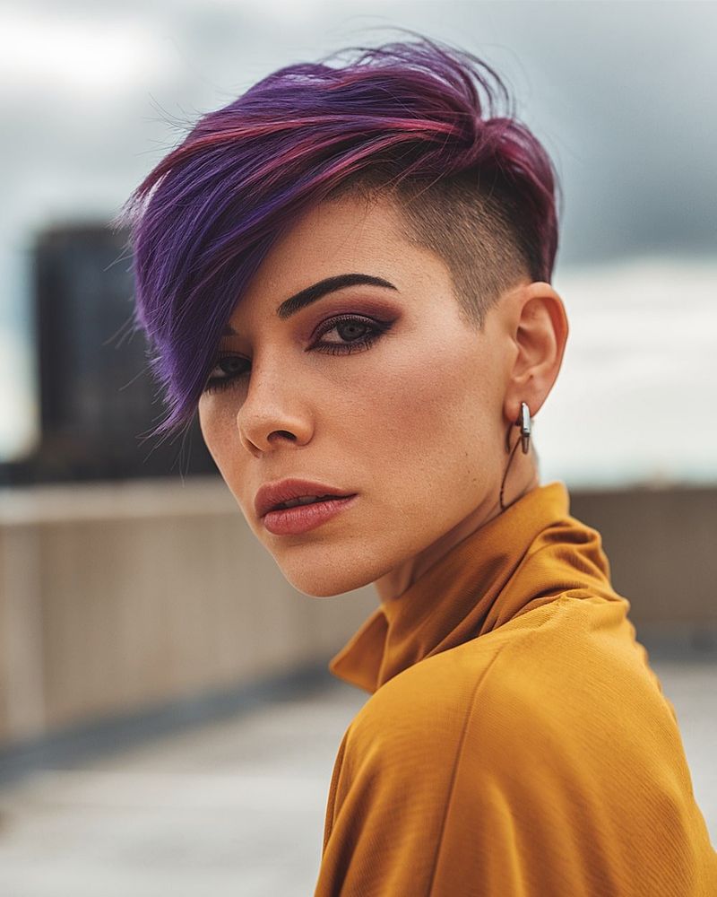 Asymmetrical Undercut Pixie