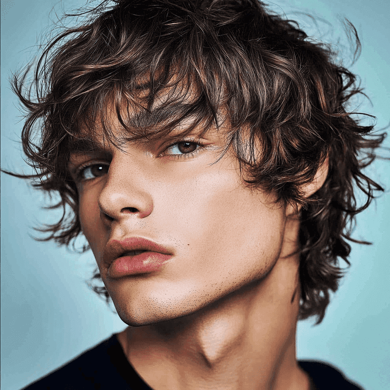 Wavy Wolf Cut