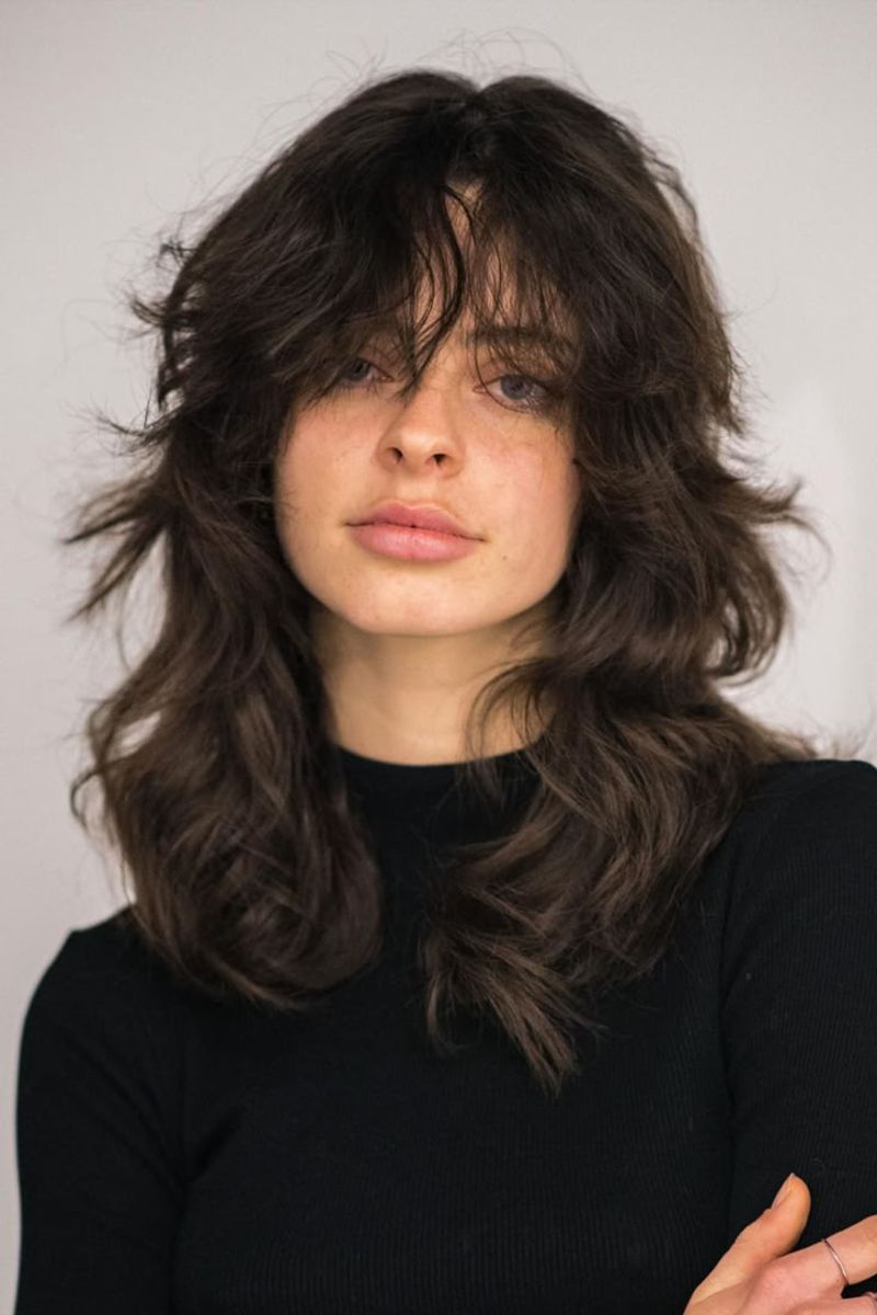 Ash Brown Wolf Cut