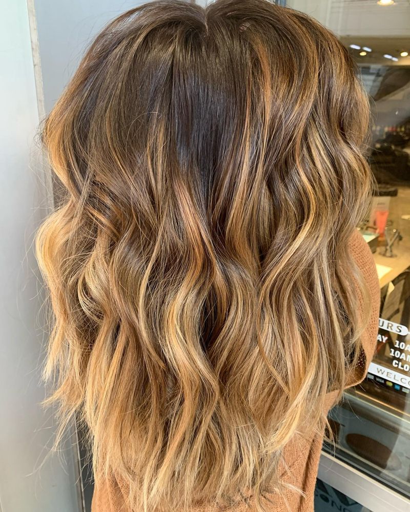 Caramel Ribbon Highlights
