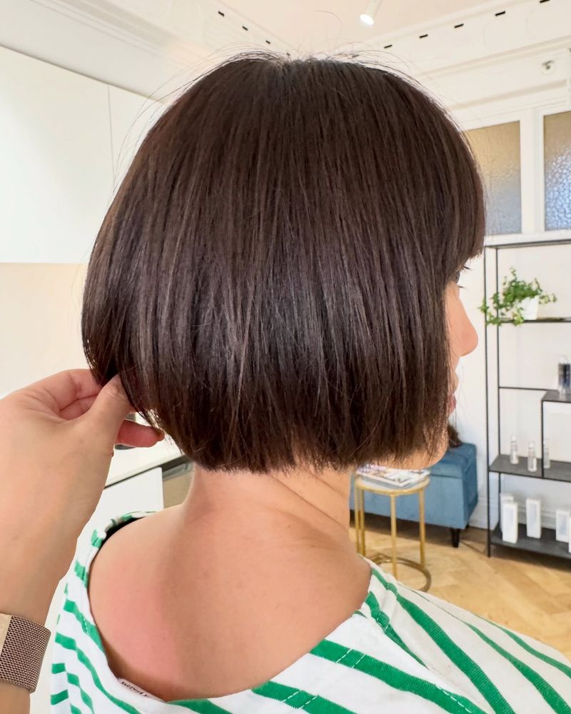 Low-Maintenance Rounded Bob