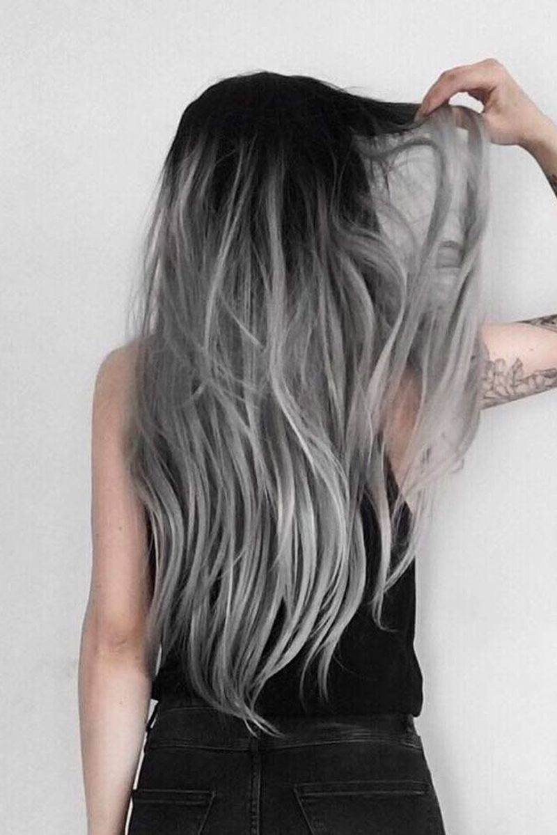 Ash Grey Ombré