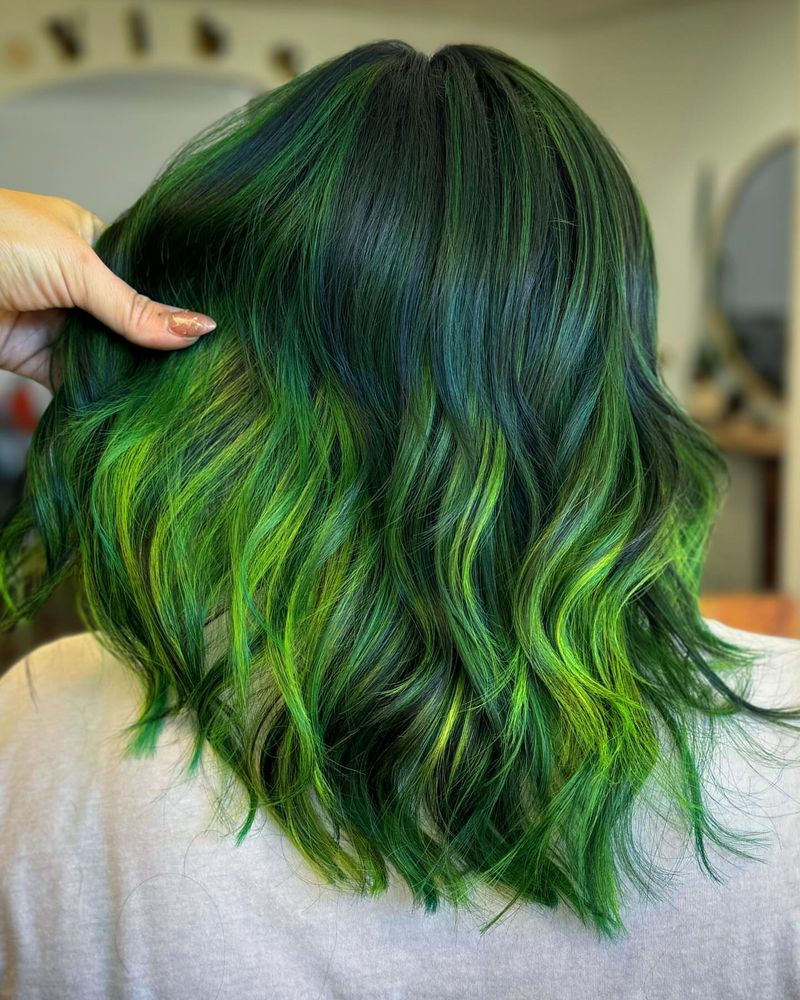 Emerald Green Ombré
