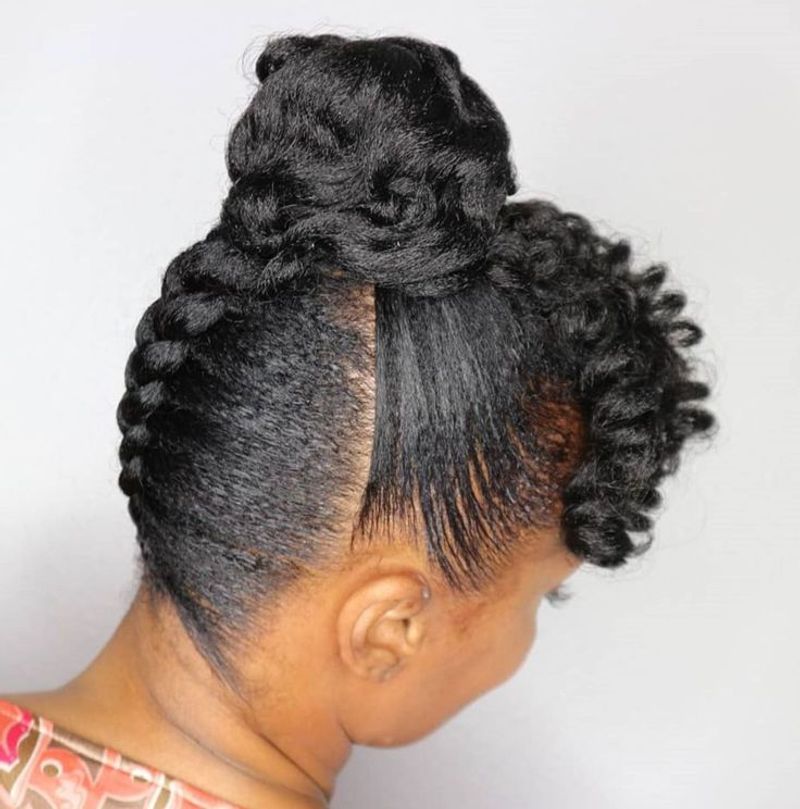 Twisted Upside-Down Braid Bun