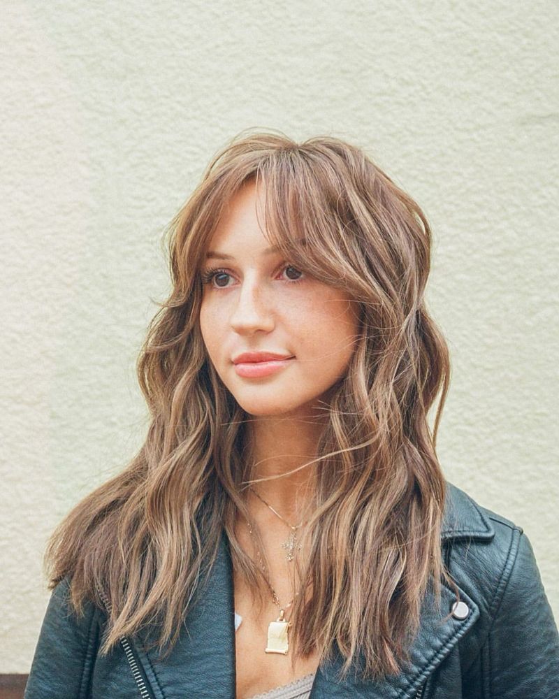 Velvet Curtain Bangs