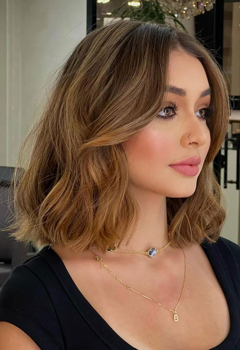 Blunt Bob with Lived-In Texture