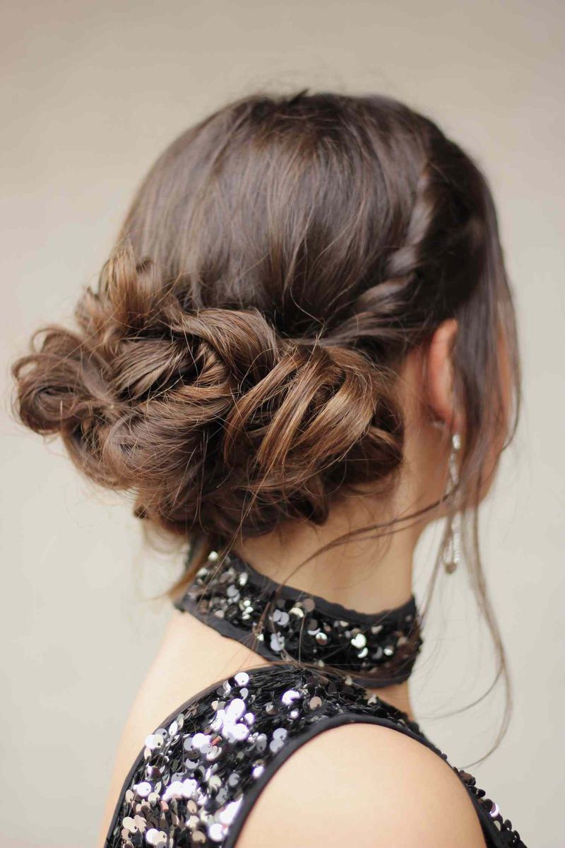 Twisted Side Bun