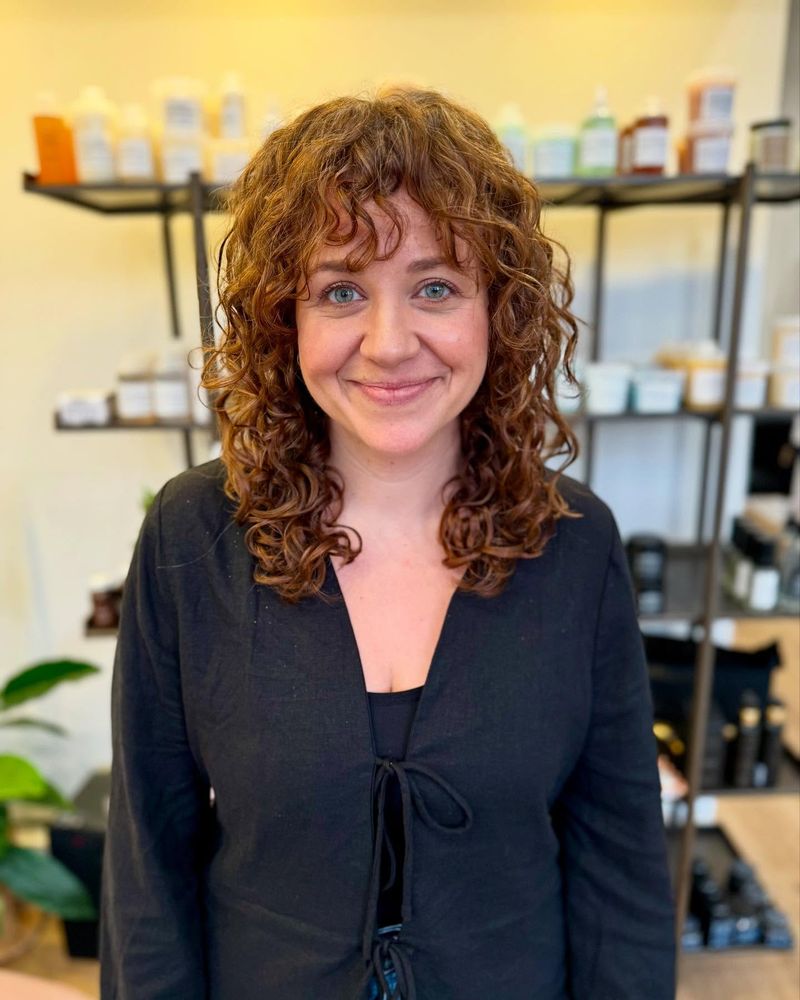 Curly Fringe with Natural Texture