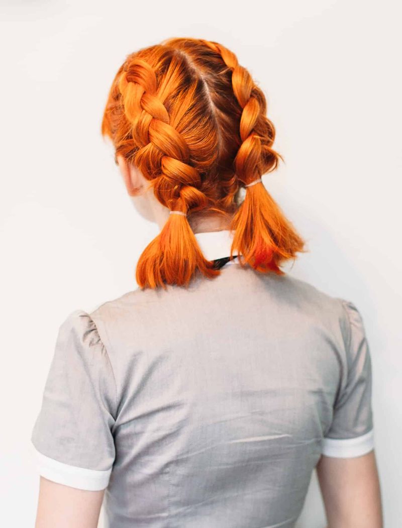 Double Mini Ponytails
