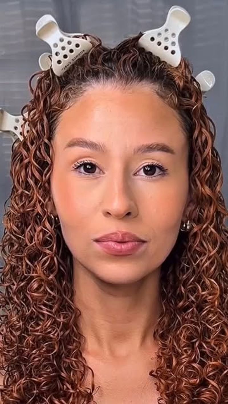 Air Drying with Curl Clips