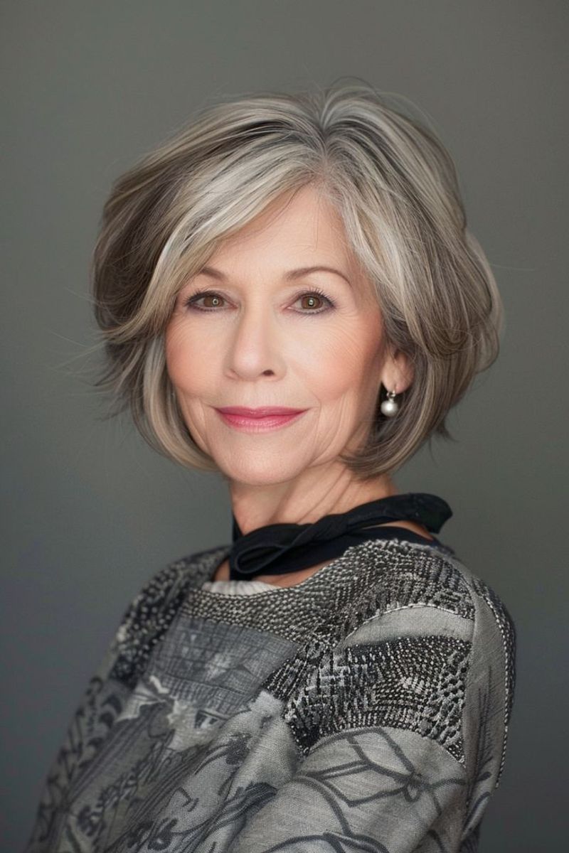 Bob With Side-Swept Bangs