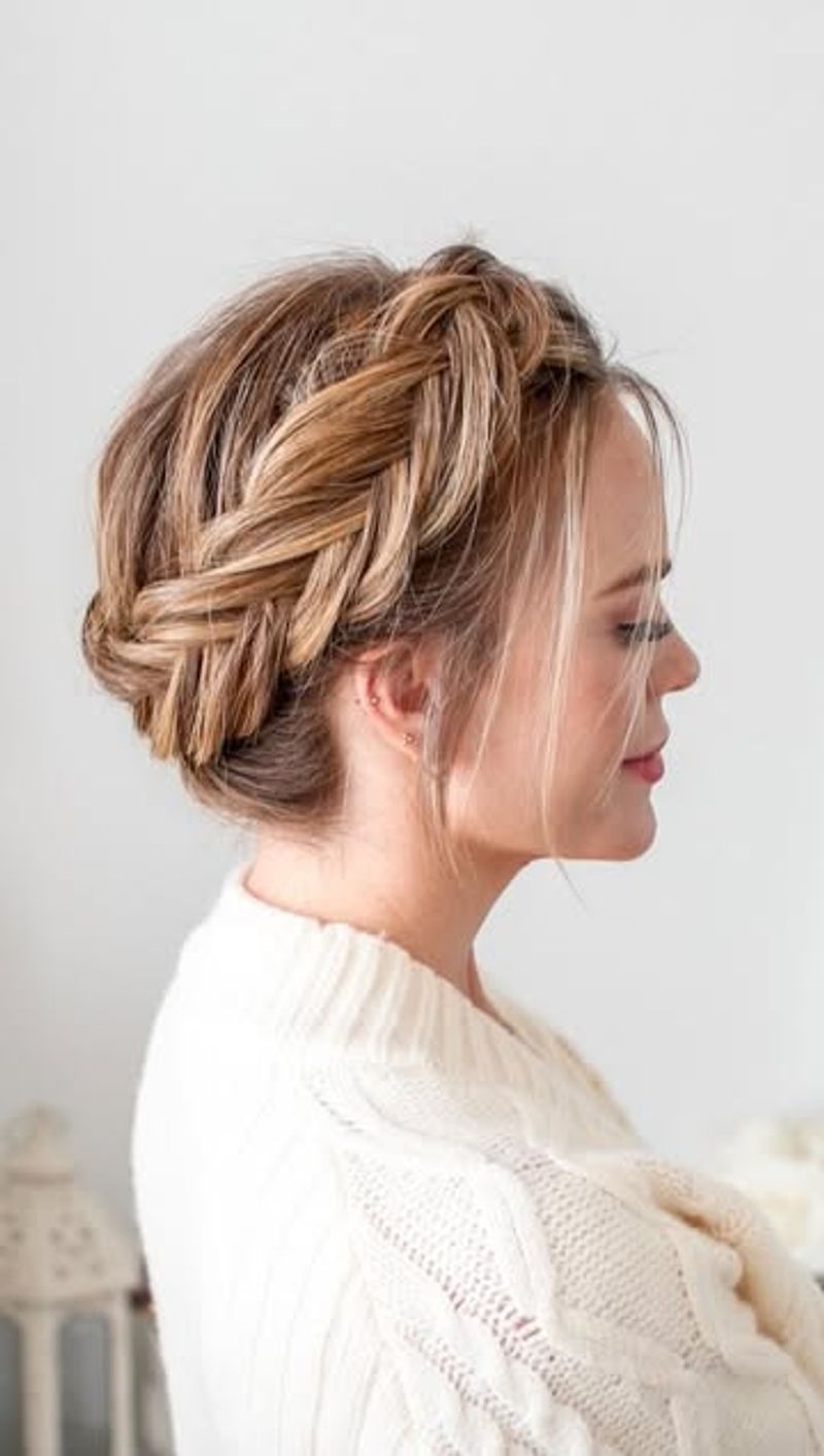 Twisted Crown Braid