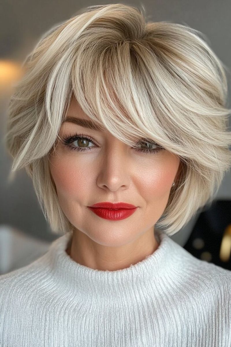 Textured Crop with Feathered Layers