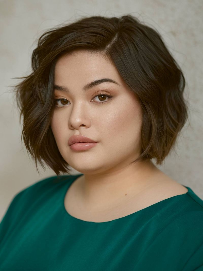 Blunt Midi Cut with Side Part