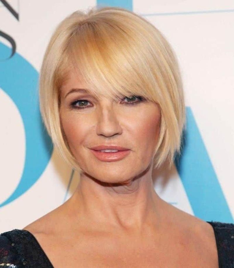 Blunt Cut with Side Fringe
