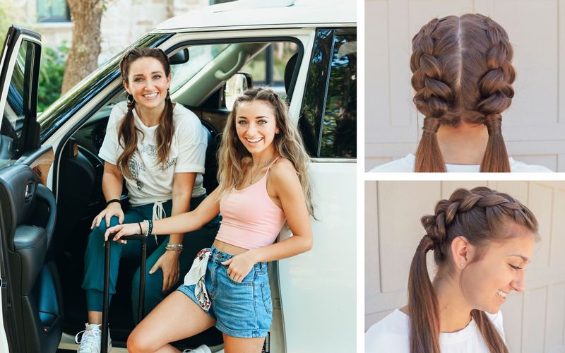 French Braid Pigtails