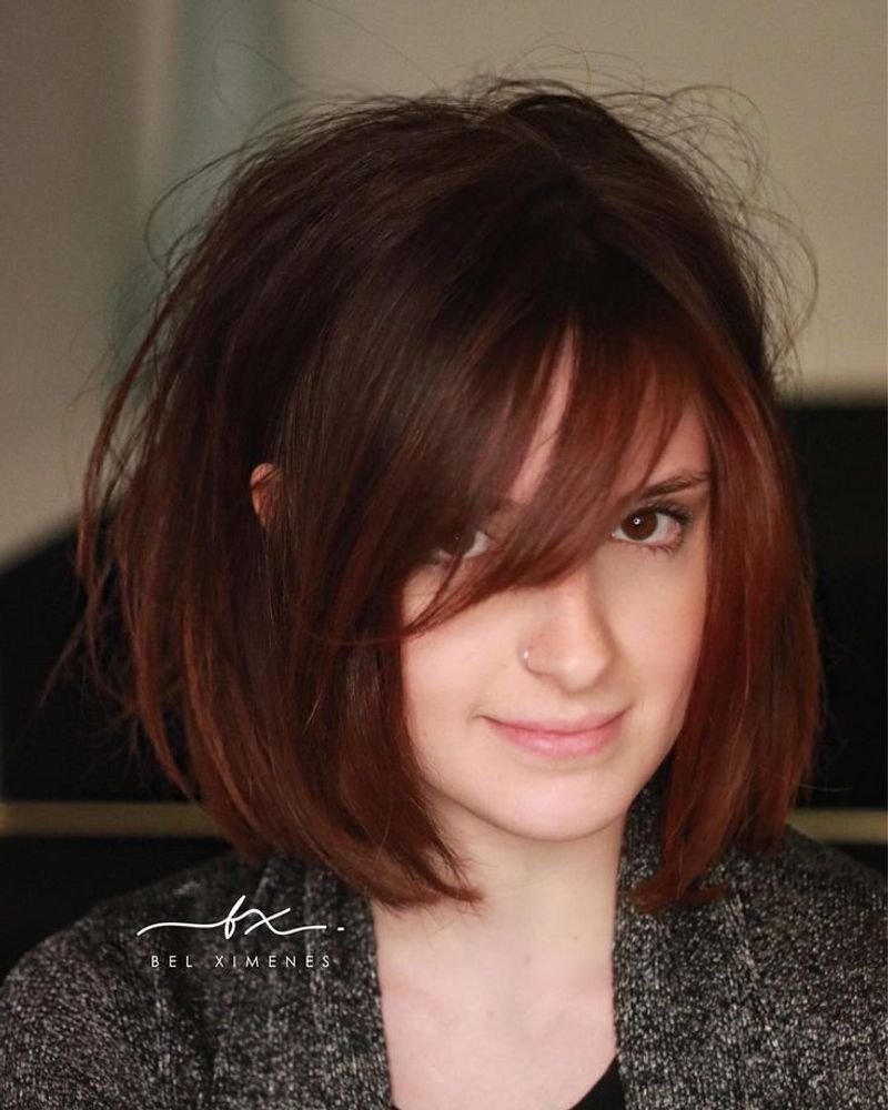 Side-Swept Asymmetrical Bob