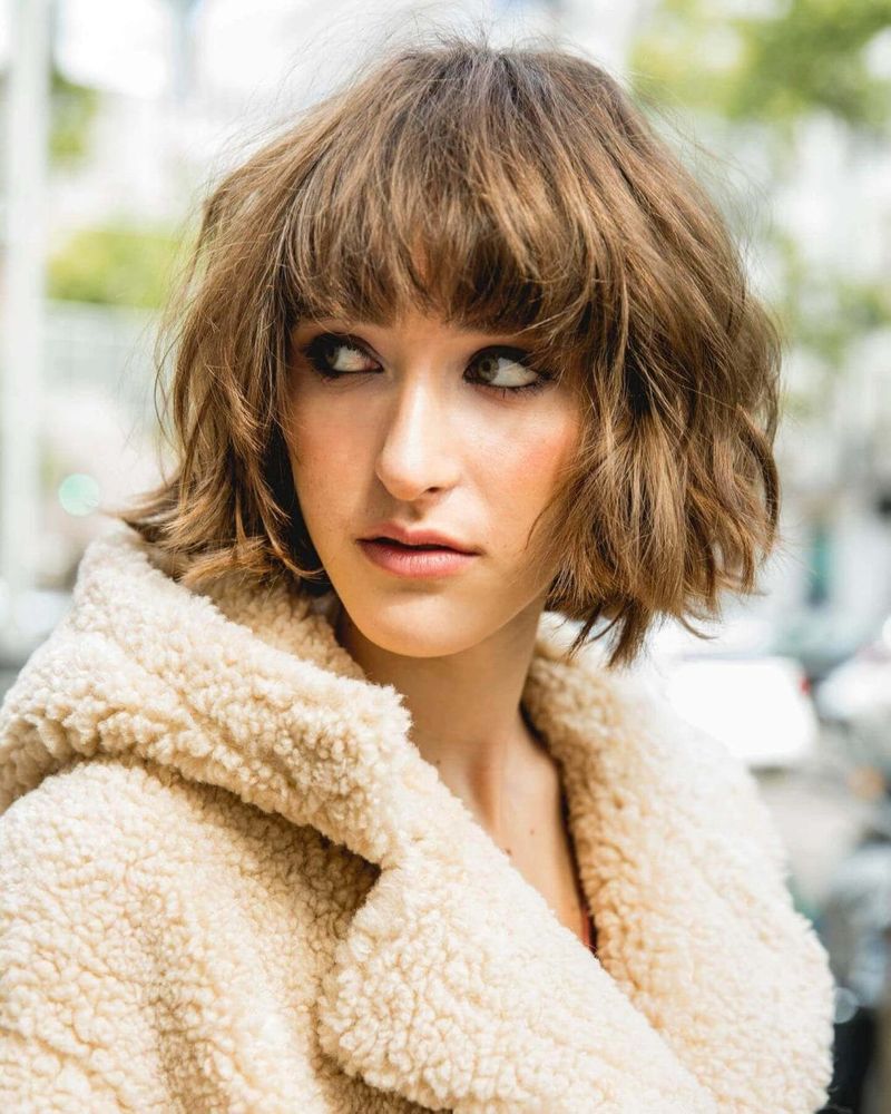 French Bob with Micro-Bangs