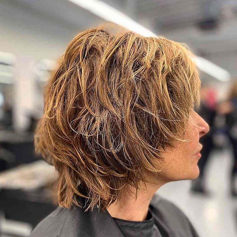 Choppy Shag with Wispy Ends