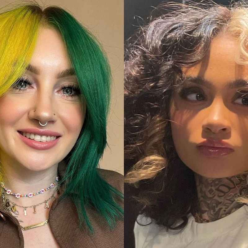 Gemini: Two-Toned Half-Up Style