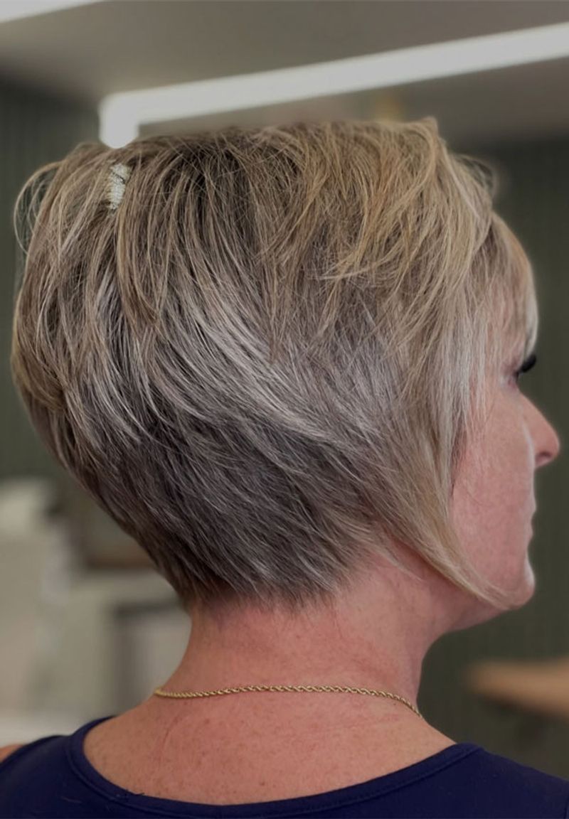 Tapered Crop with Volume