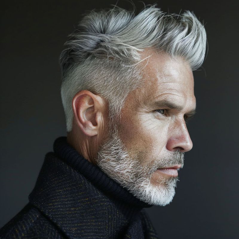 Silver Fox Pompadour