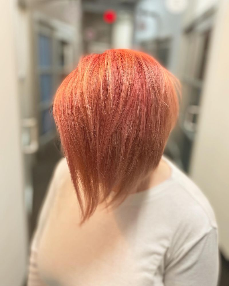 Long Pixie with Rose Gold Tint