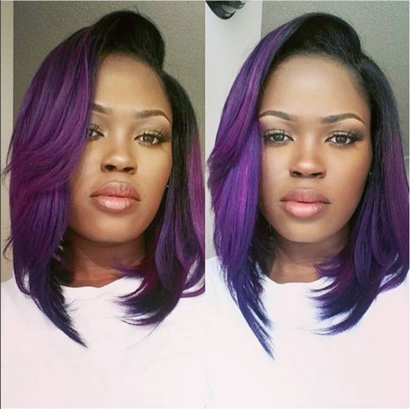 Asymmetrical Bob with Side-Swept Fringe