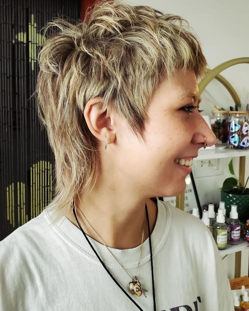 Beachy Blonde Mixie Shag