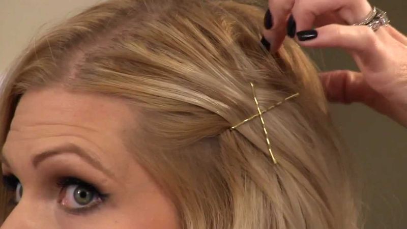 Strategic Bobby Pin Placement