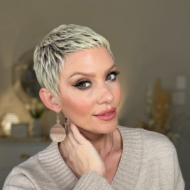 Coupe Pixie texturée