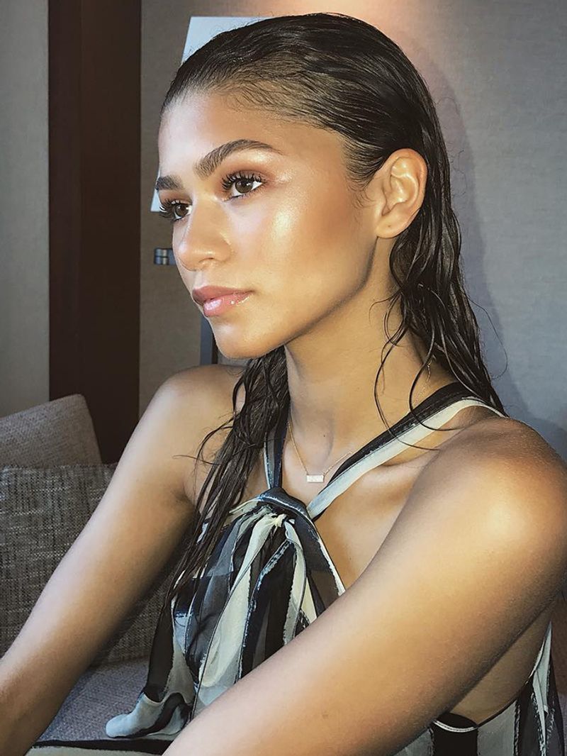 The Slicked-Back Wet Look