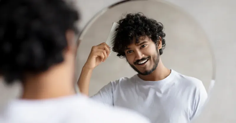 The Curly Dad Cut