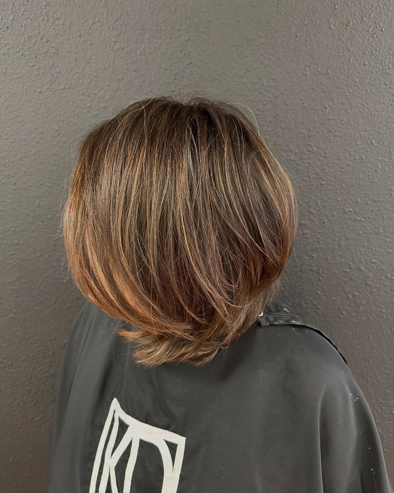 Caramel Contour for Short Bobs