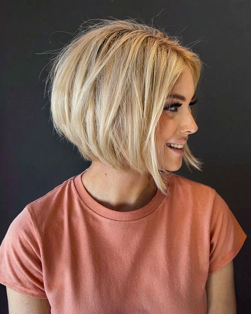 Classic A-Line Layered Bob