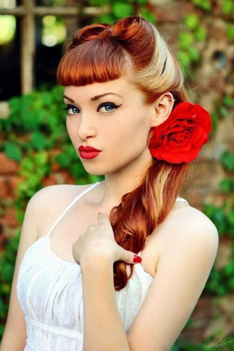 Retro Pin-Up Bangs