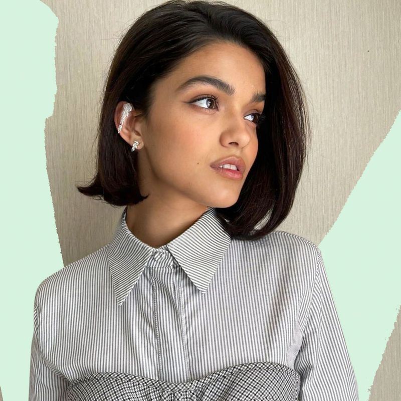 Blunt Bob With Deep Side Part