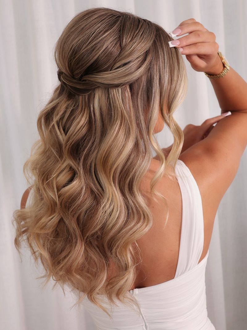 Half-Up Twisted Style