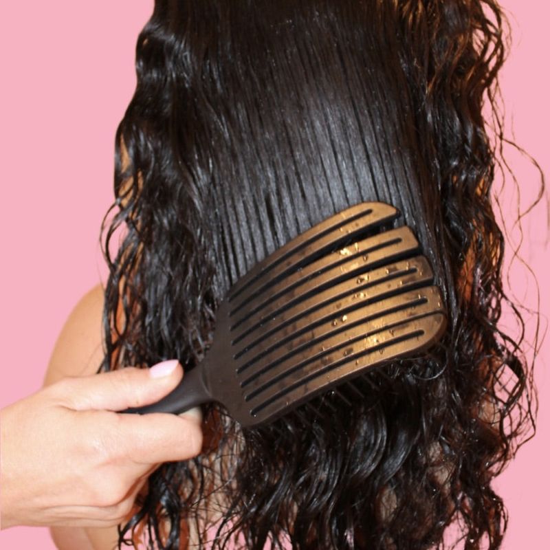 Brush Only When Wet