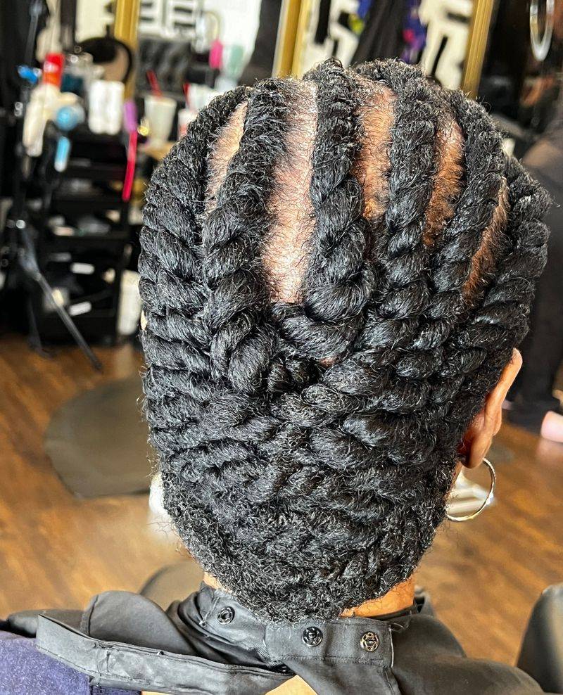 Flat Twist Updo
