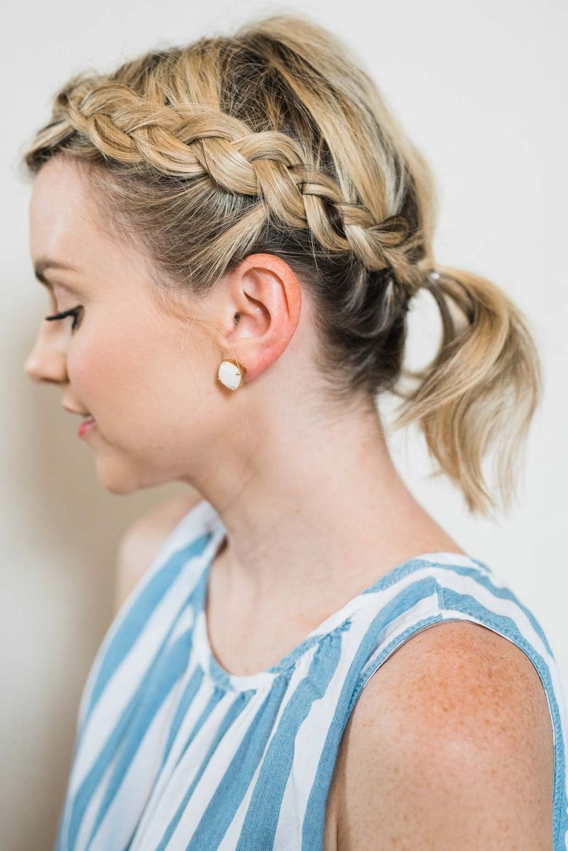 Braided Base Ponytail
