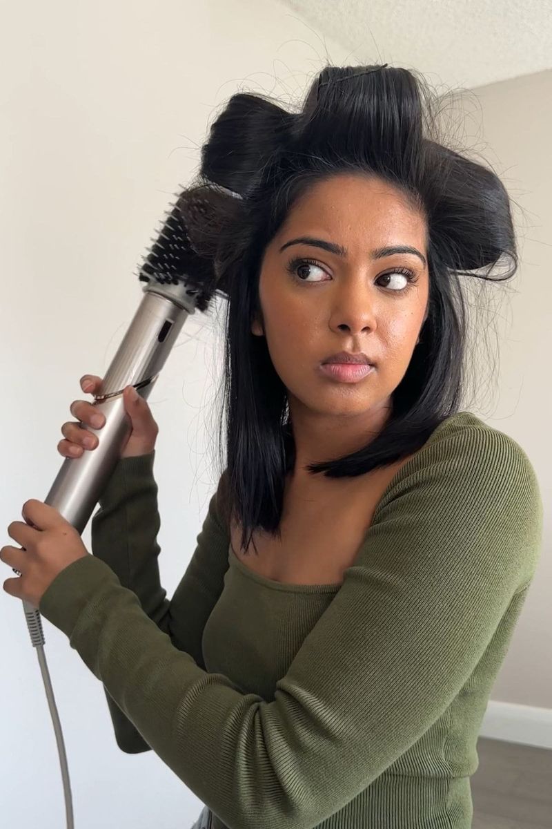 Blow-drying without direction