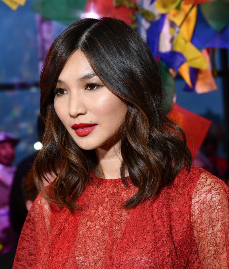 Glass Hair Lob with Sleek Bangs