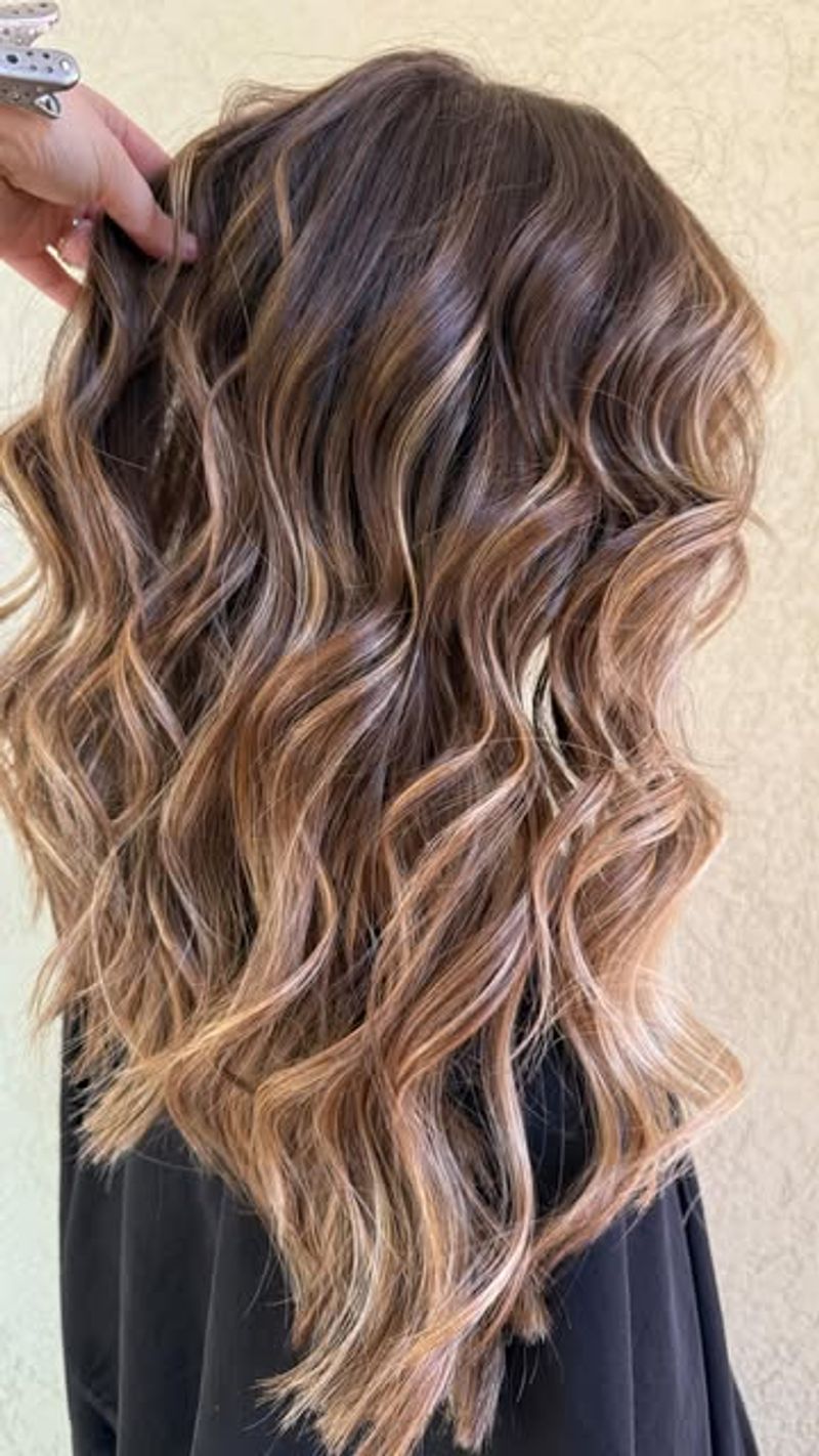 Camadas longas com Balayage