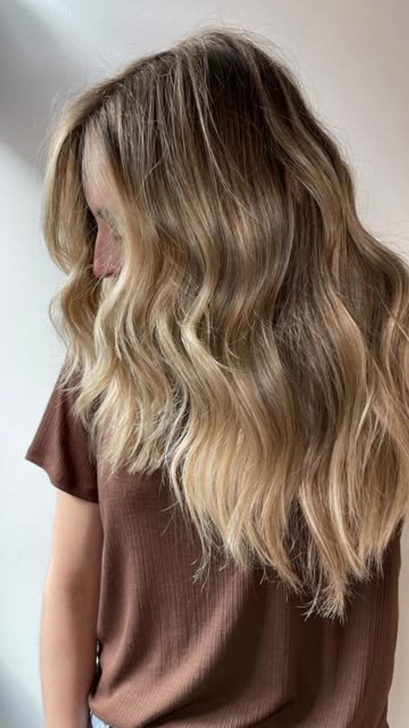 Sandy Blonde Highlights